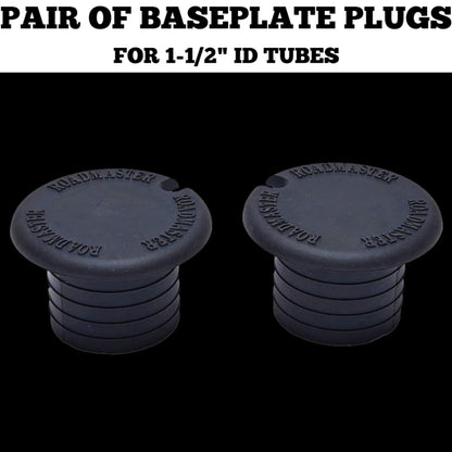 ROADMASTER 210 Roadmaster 210 Pair of Baseplate Plugs for 1-1/2" ID Tubes | Designed for EZ Twistlock Style Baseplates with Round Tubes | Replaces Baseplate Arms When Removed |