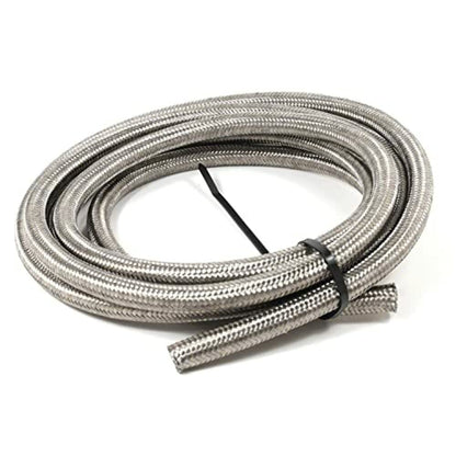 SPEEDFX 5321015 Speedfx 5321015 DBL BRD SS RACING HOSE -10AN X 15'