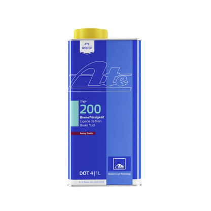 ATE 706202 ATE Original TYP 200 Racing Quality DOT 4 Brake Fluid, 1 Liter Can