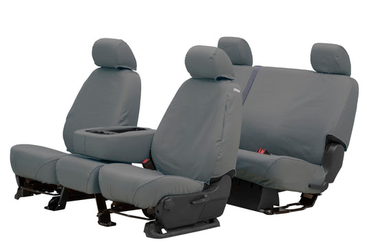 COVERCRAFT SS3419PCGY Covercraft SS3419PCGY SeatSaver Front Row Custom Fit Seat Cover for Select Ford F-150 Models - Polycotton (Grey)