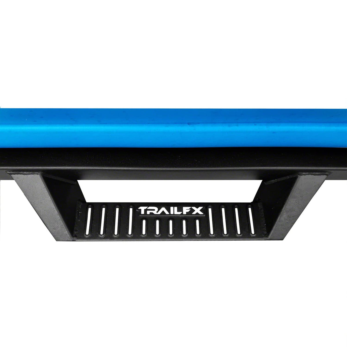 TRAILFX DHS004B TrailFX Drop Hoop Nerf Bars with Drop Down Steps for Chevrolet Silverado 1500 Crew Cab 2014-2018 Matte Black Powder Coated Steel Rocker Panel Mount TrailFX DHS004B