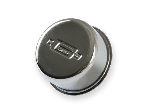 MR GASKET 2057 Mr. Gasket 2057 High Performance Push-On Breather - Chrome