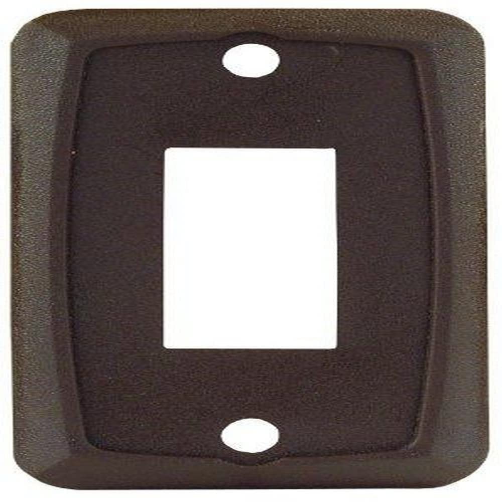 JR PRODUCTS 12865 JR Products 12865 Brown Single Switch Face Plate