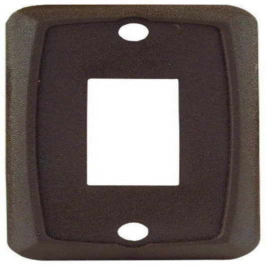 JR PRODUCTS 12865 JR Products 12865 Brown Single Switch Face Plate