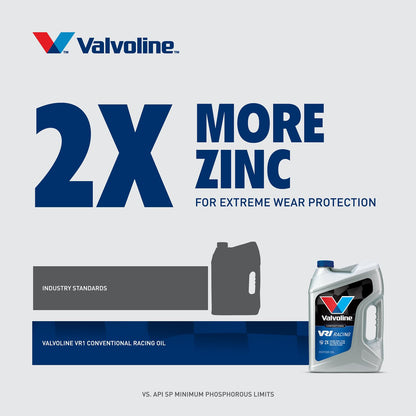 VALVOLINE 822350 Valvoline VR1 Racing SAE 50 Motor Oil 1 QT