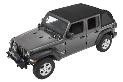BESTOP 56863-17 Bestop Trektop Black Twill 5686317 for Jeep Wrangler JL 4-Door 2018-2027