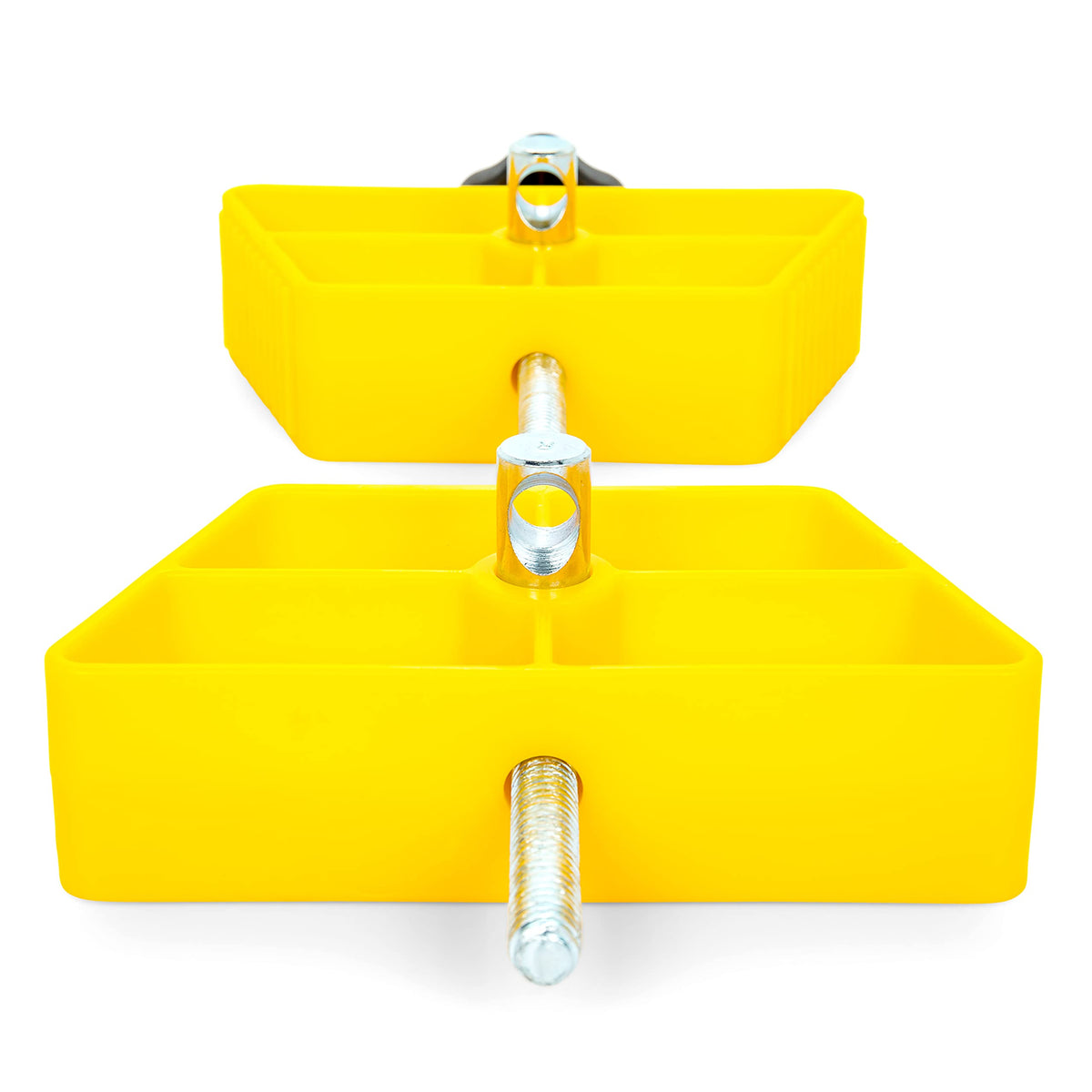 CAMCO 44642 Camco RV Wheel Chock Stabilizer w/Padlock - Stabilizes Your Trailer or Camper by Securing Tandem Tires to Prevent Movement While Parked - Compatible w/ 26" to 30" Tires - Large RV Wheel Stop (44642)