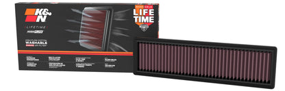 K&N FILTER 33-5151 K&N High-Flow Original Lifetime Engine Air Filter: Increase Power: Premium, Washable: Compatible with 2023-2026 FORD/LINCOLLN: (See Product Descriptions for Select Models), 33-5151