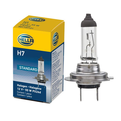 Hella H7 Standard Series Halogen Light Bulb, Single