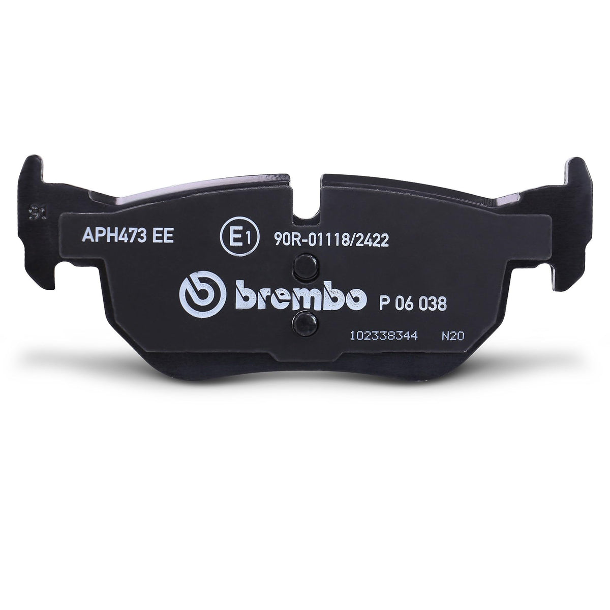 BREMBO P06038 Brembo P06038 Low-Met Rear Disc Brake Pad Set BMW/BMW (BRILLIANCE) OE# 34216790761