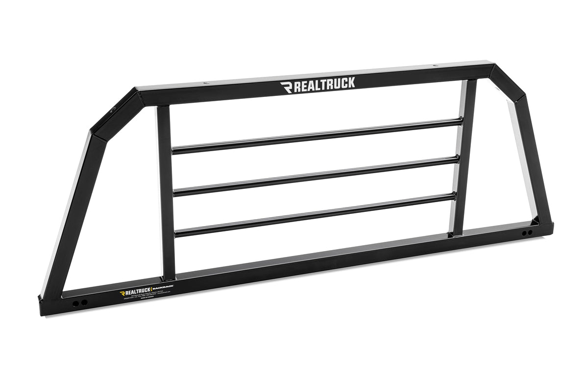 BACKRACK SRX600 RealTruck BACKRACK SRX Rack Shortened Non-Lighted Frame | Black, No Drill | SRX600 | Fits 2004-2025 Ford F-150; 2022-2025 Toyota Tundra; 2019-2025 Chevrolet/GMC Silverado/Sierra 1500 & Others