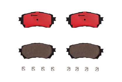 BREMBO P49048N Brembo P49048N Premium Ceramic Front Disc Brake Pad Set MAZDA OE# GHY93328ZC