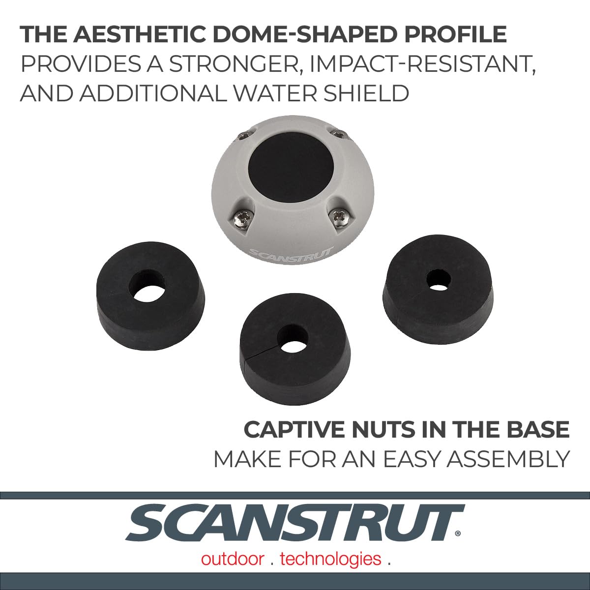 SCANSTRUT DS30-P Scanstrut DS30-P Medium Cable Seal for Connectors to 1.18" and Cables 0.35"-0.55" - Plastic