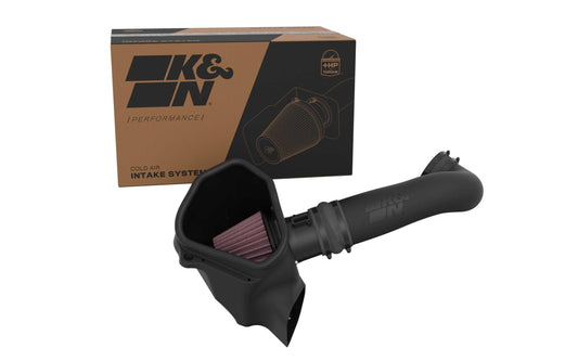 K&N FILTER 63-3121 K&N Cold Air Intake System: High-Flow Air Filter, Increase Performance & Acceleration: Compatible with 2022-2025 Cadillac: CT5, 63-3121