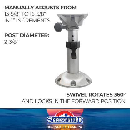SPRINGFIELD 1253032-L1 Springfield 1253032-L1 Explorer Adjustable Pedestal - 13-5/8" to 16-5/8"