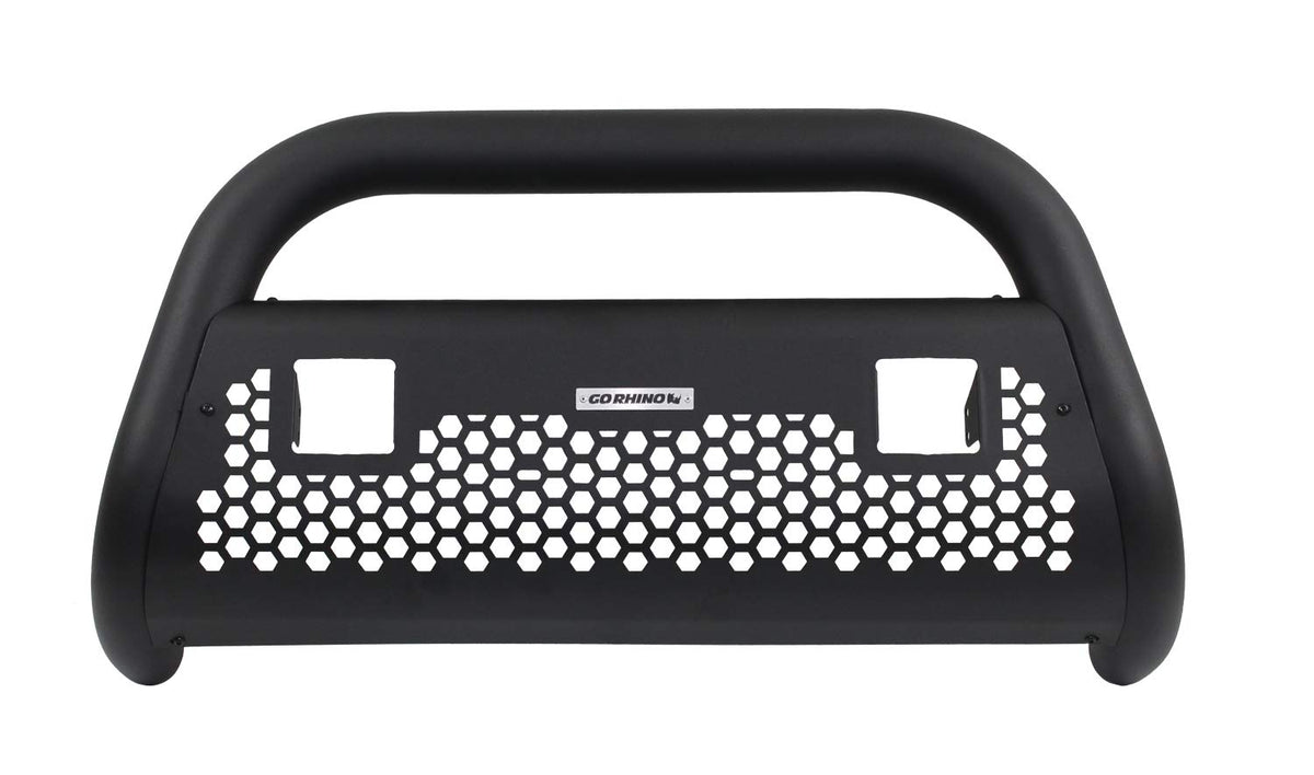 GO RHINO 55732T Go Rhino RC2 Bull Bar w/Two 3" Cube Lights & Mounting Brackets | Textured Black | 55732T | Fits 2017-2022 Ford F-250, F-350 Super Duty (Excludes Park Assist/Adaptive Cruise Control & Black Widow)