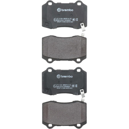 BREMBO P11024 Brembo P11024 Low-Met Alloy Steel Rear Disc Brake Pad Set CADILLAC/CHEVROLET/CHRYSLER/DODGE/FPV/JEEP OE# 89047744