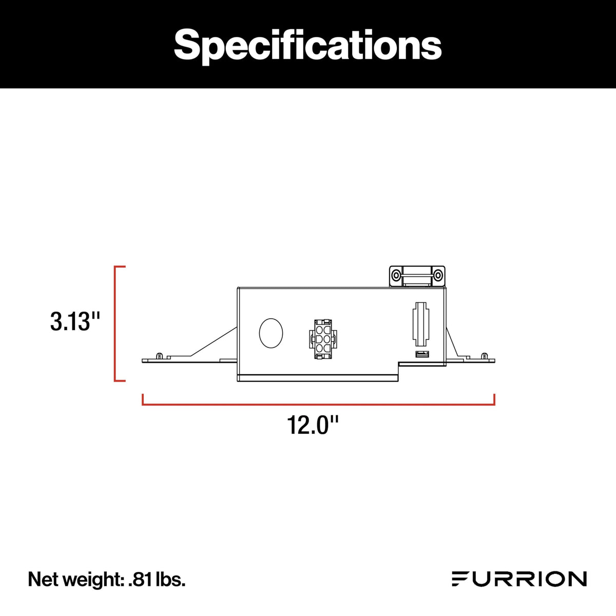 FURRION LLC FACC12ESPA2-BL-AM Furrion 2024044601 Standard Single Zone Controller for Chill HE Low-Profile RV Air Conditioner Systems (R32) #FACC12ESPA2-BL-AM