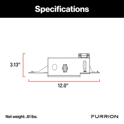 FURRION LLC FACC12ESPA2-BL-AM Furrion 2024044601 Standard Single Zone Controller for Chill HE Low-Profile RV Air Conditioner Systems (R32) #FACC12ESPA2-BL-AM