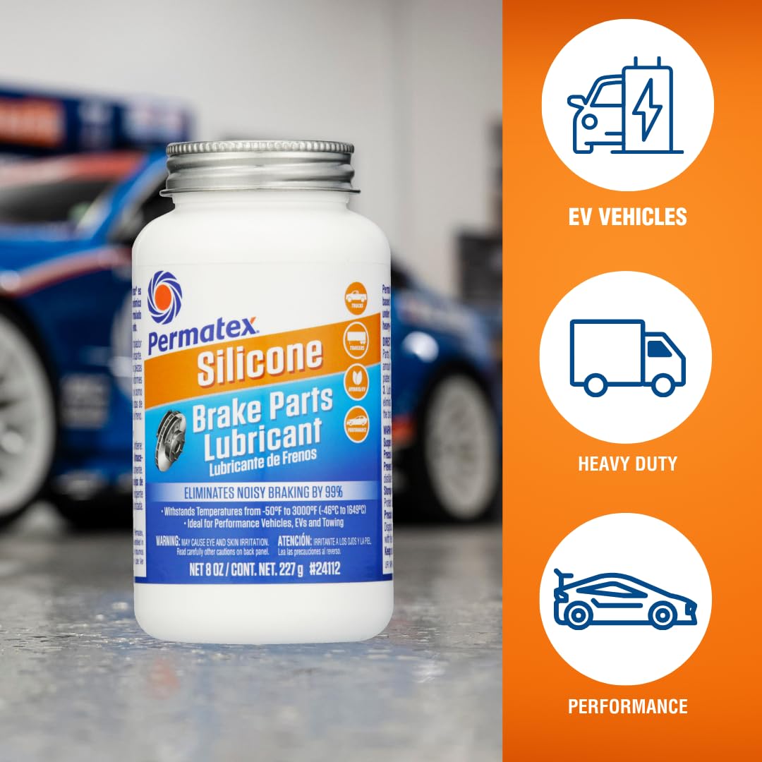 PERMATEX 24112 Permatex 24112 PX SILICONE BRAKE LUBE 8 OZ