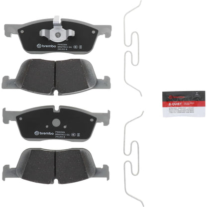 BREMBO P44026N Brembo P44026N Premium Ceramic Front Disc Brake Pad Set LAND ROVER OE# C2C41984