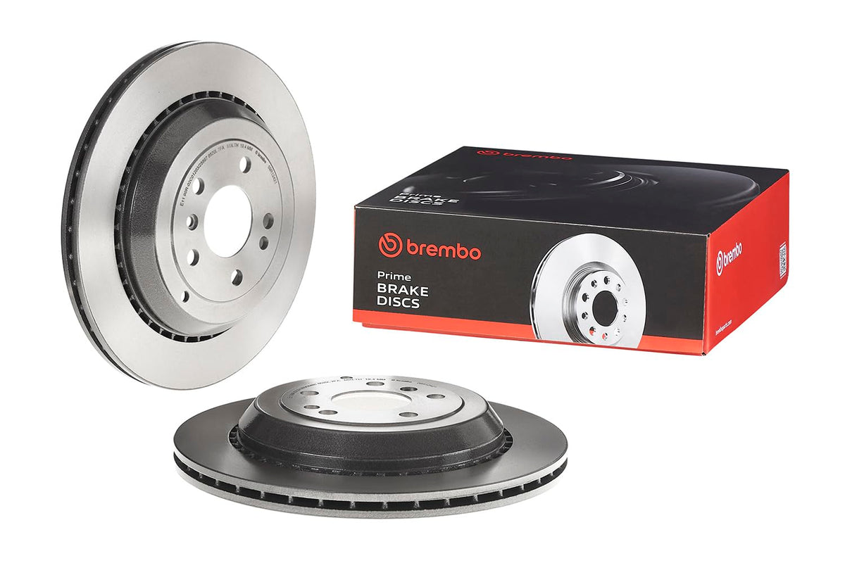 BREMBO 09.R124.21 Brembo 09.R124.21 UV Coated vented Rear Brake Rotor MERCEDES-BENZ OE# A1644230612
