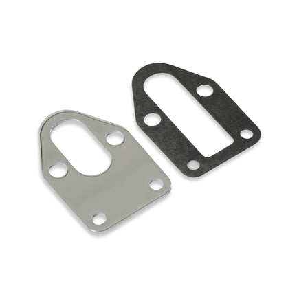 MR GASKET 1514 Mr. Gasket - 1514 Fuel Pump Mounting Plate, MTG PLT Sb Chev, Silver