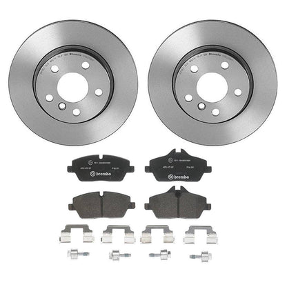 BREMBO KT04352 Brembo KT Series Premium Brake Kit (KT04352) for BMW i3 2014-2021, i3s 2018-2021 | High-Performance Brake Pads & Rotors | Direct OE Replacement