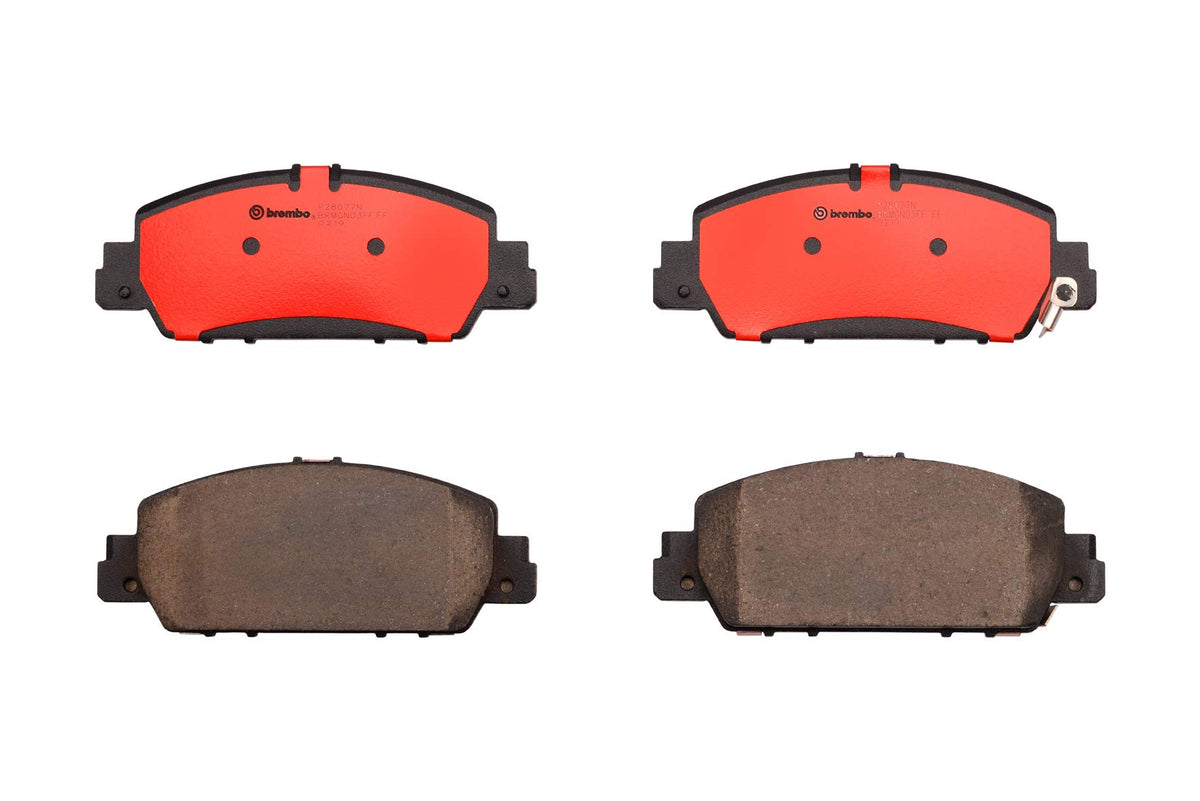BREMBO P28077N Brembo P28077N Premium Ceramic Rear Disc Brake Pad Set HONDA OE# 45022T2GA00