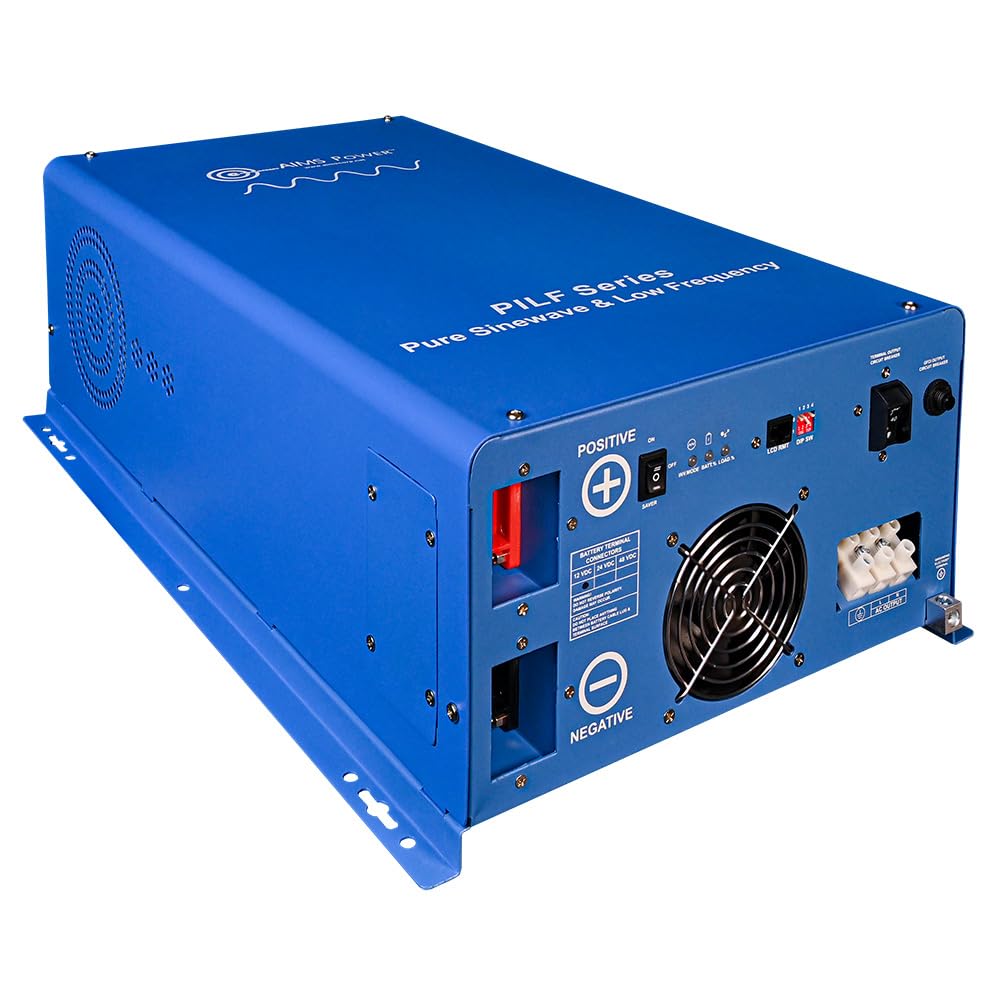 AIMS POWER PILF30W12V240VS AIMS 3000 Watt 12V to 120/240V Low Frequency Pure Sine Inverter ETL