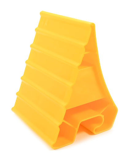 CAMCO 44492 Camco Super Wheel Chock for Trailers & RVs - Large, Heavy Duty Trailer Wheel Chock Constructed of Durable Plastic w/UV inhibitors - Use w/Tires Up to 29-inches - Re-Hitch in Confidence – 44492