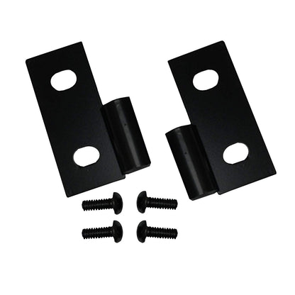 RUGGED RIDGE 11202.03 Rugged Ridge Door Hinge Brackets for Jeep CJ/Wrangler YJ/TJ - Fits 1976–1986 Jeep CJ & 1987–2006 Jeep Wrangler YJ/TJ - Direct Fit & DIY-Friendly Installation - Steel - Black - Lower