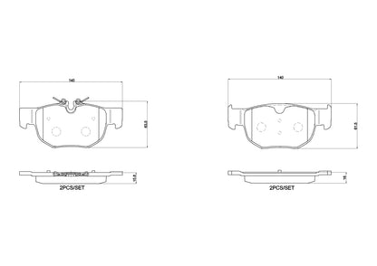 BREMBO P36039 Brembo P36039 BRAKE PAD
