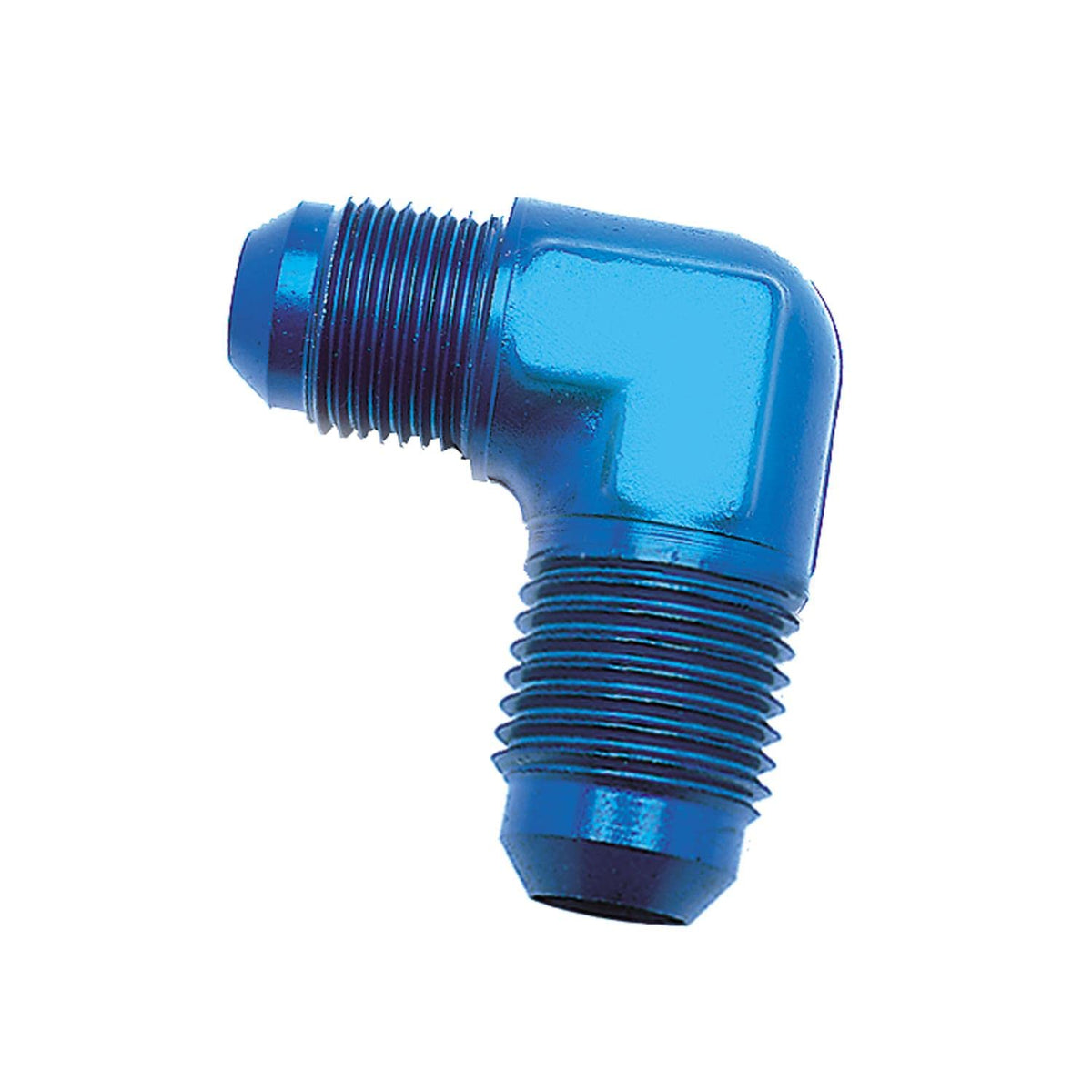 SPEEDFX 560821 Adapter Fitting, 8AN 90 DEG Flare to Flare BLU ELB