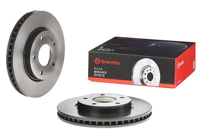 BREMBO 09B64721C02 Brembo 09.B647.21 UV Coated Pillar Vented Front Brake Rotor DODGE OE# 5105513AA