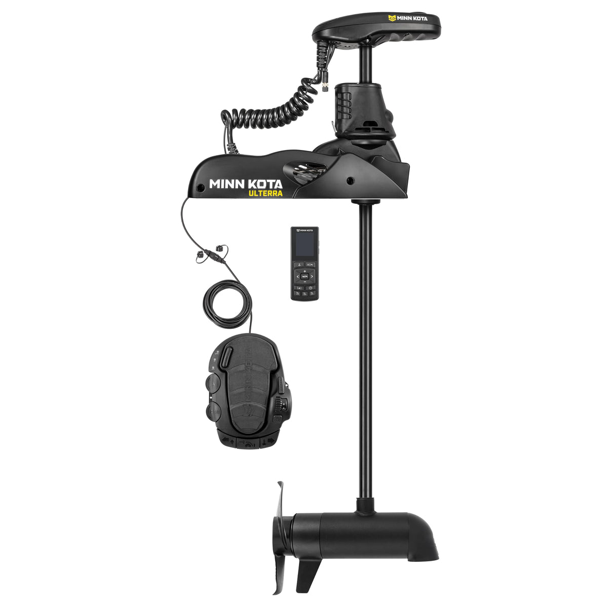 MINN KOTA 1358975 Minn Kota Ulterra Bow-Mount Electric Trolling Motor with Dual Spectrum CHIRP Sonar – 80 Lb. Thrust, 45 In. Shaft, Freshwater