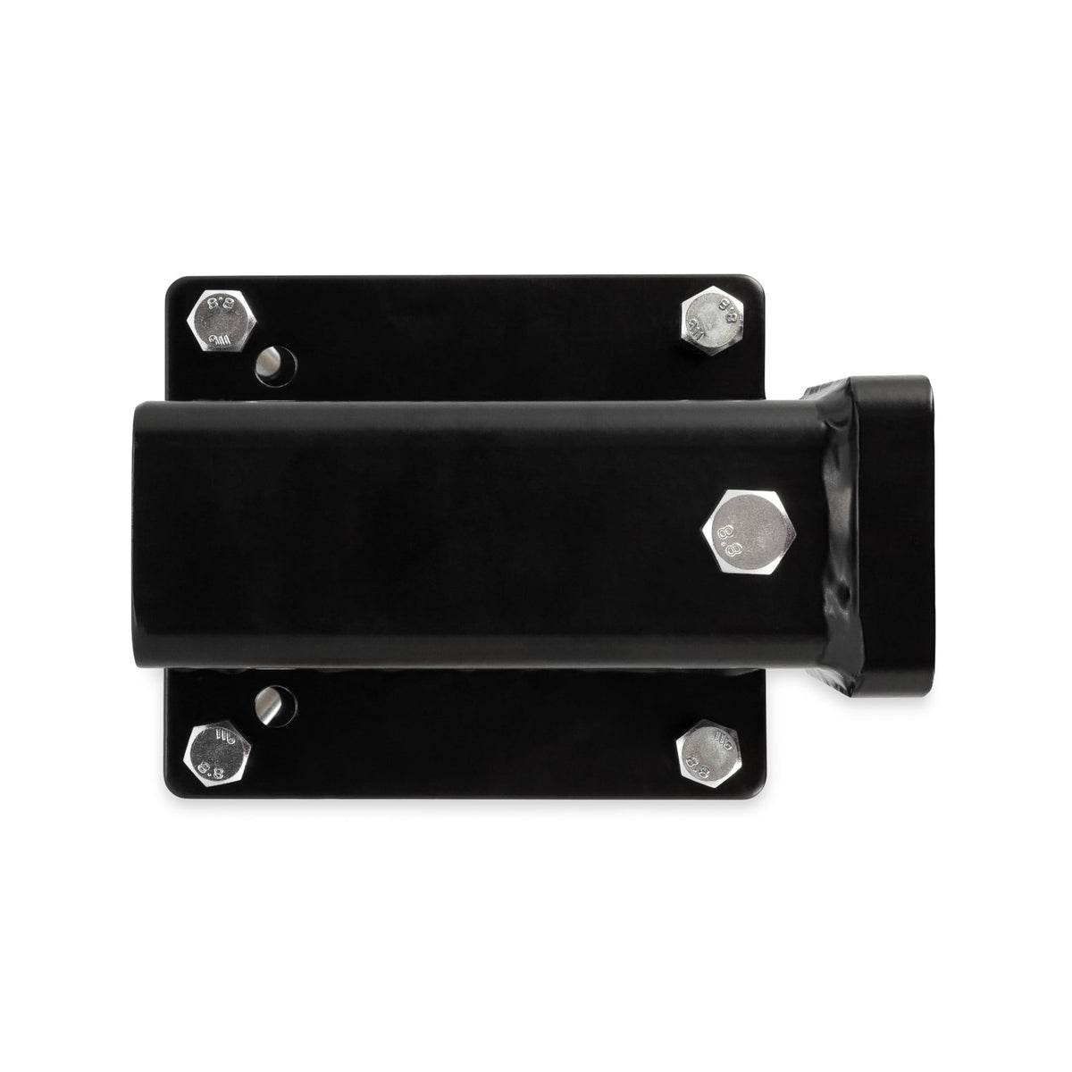 CAMCO 48473 Camco Eaz-Lift Camper/RV Bumper Hitch - Ideal for Bikes, Cargo Racks & More - Clamps onto 4” Square RV Bumpers - No Drilling Required for Install - Crafted of Heavy Duty Powder-Coated Steel (48473)