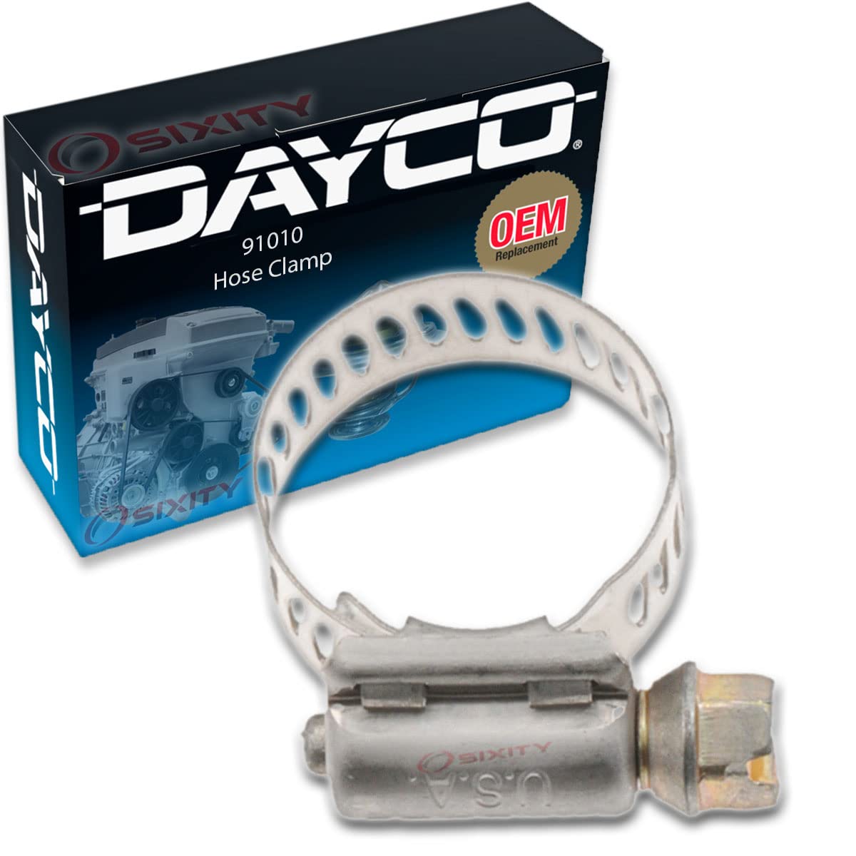 Dayco 91010 HOSE CLAMP BX OF 10