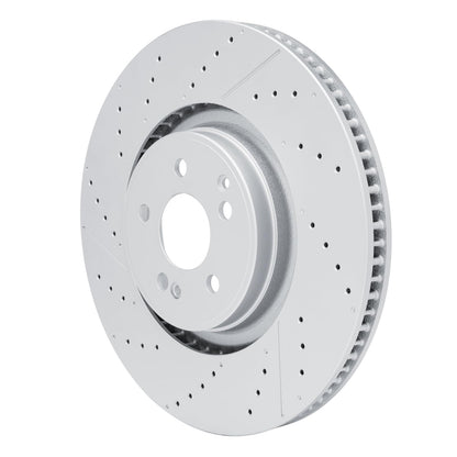 Dynamic Friction 634-63194 GEOSPEC COATED ROTOR-DRILLED AND SLOTTED