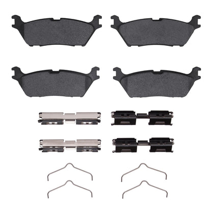 Dynamic Friction 1551-2383-01 DFC Rear 5000 Advanced Brake Pads