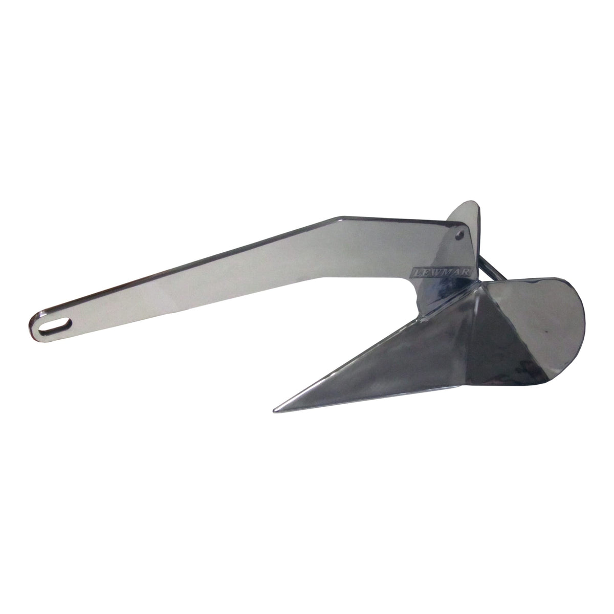 LEWMAR 0057206 Lewmar DTX Stainless Steel Anchor 14 lbs. for Boats 21'- 31', Lead ballasted tip, Integrated Eye, one-Piece Build, Non-hinged plow, self-Launching, 23-3/8" L x 10-7/16" W x 10" H - 2020202203