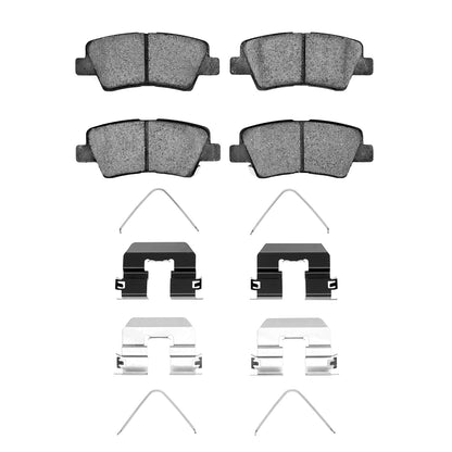 Dynamic Friction 1551-1812-01 DFC Rear 5000 Advanced Brake Pads