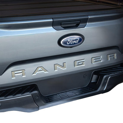 Putco 55563FD Putco Ford Ranger Tailgate Lettering Kit - Stainless Steel - Cut Lettering - Fits Ford Ranger 2024-2027