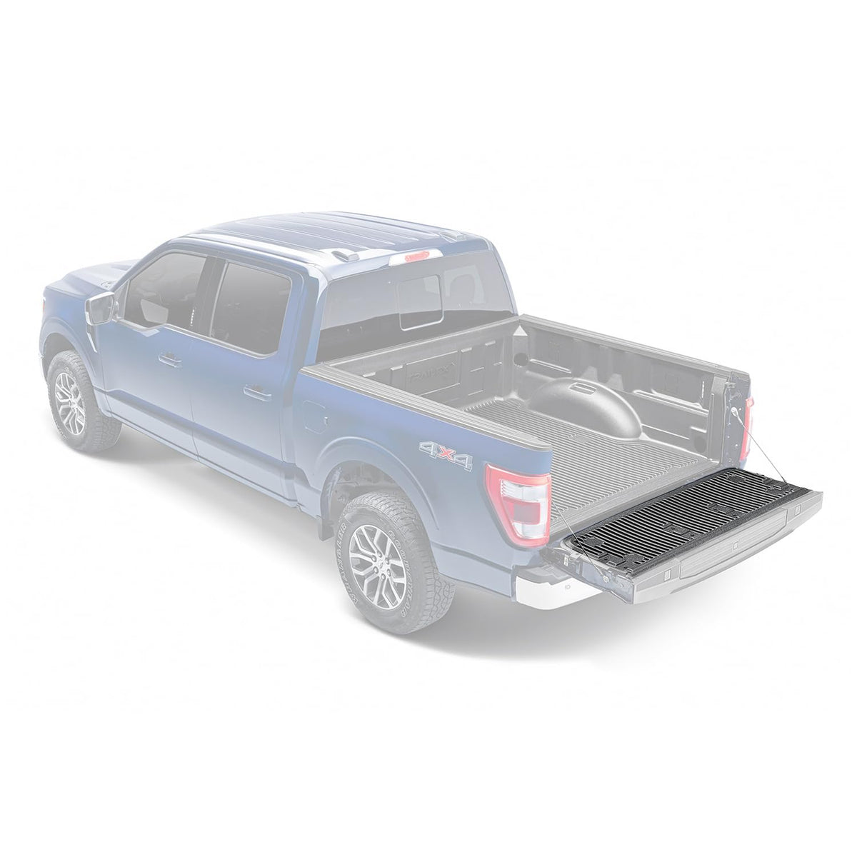 TRAILFX RF23TG TrailFX Tailgate Liner Fits Ford F-250 Super Duty and Ford F-350 Super Duty 2023-2025 Black High-Density Polyethylene Under Rail Custom-Fit TrailFX RF23TG
