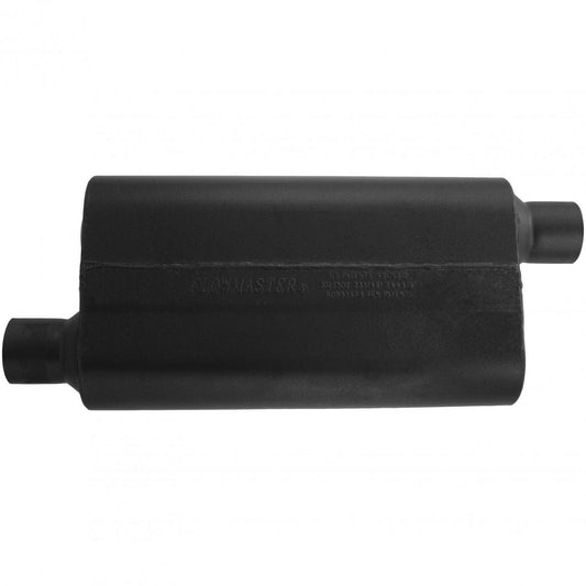 FLOWMASTER 842553 Flowmaster 842553 50 Delta Muffler 409S - 2.50 Offset In and 2.50 Offset Out - Moderate Sound