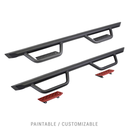 GO RHINO D224415T Go Rhino Dominator Xtreme D2 Sidestep & Brackets | Mild Steel, Textured Black | D224415T | Fits 2007-2021 Toyota Tundra Double Cab Pickup