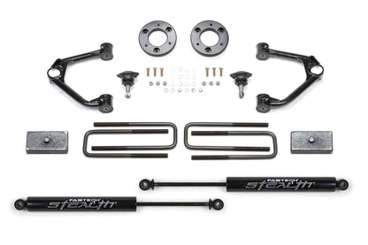 FABTECH K1152M Fabtech K1152M Ball Joint Control Arm Lift System 1.5 in. Lift w/Rear Stealth Shocks Ball Joint Control Arm Lift System