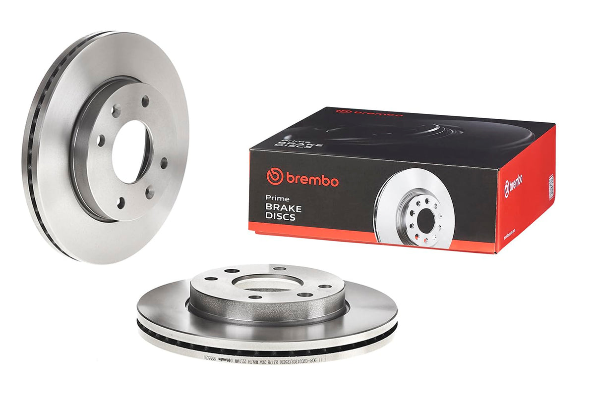 BREMBO 09955520C02 Brembo 09.9555.20 Standard vented Front Brake Rotor HYUNDAI/HYUNDAI (BEIJING)/INOKOM OE# 517122D310