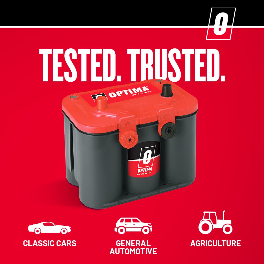 Optima 34 OPTIMA® Batteries High Performance 34 REDTOP® Sealed AGM Battery