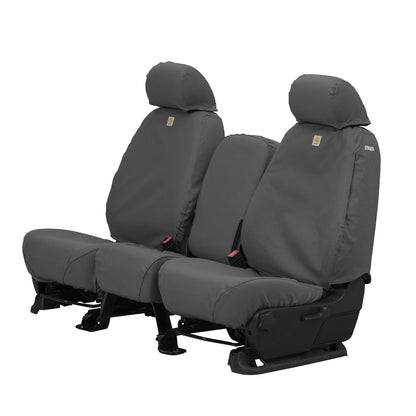 Covercraft SSC3351CAGY Covercraft Carhartt SeatSaver Custom Seat Covers – SSC3351CAGY – 1st Row 40/20/40 Bench Seat – Fits Select Chevrolet/GMC Models, Gravel